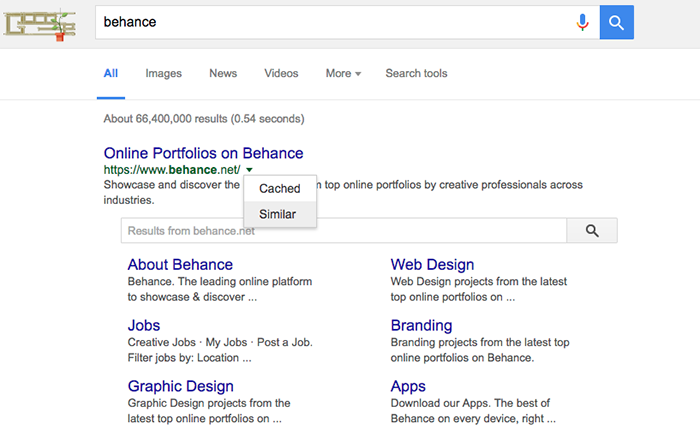 google similar search